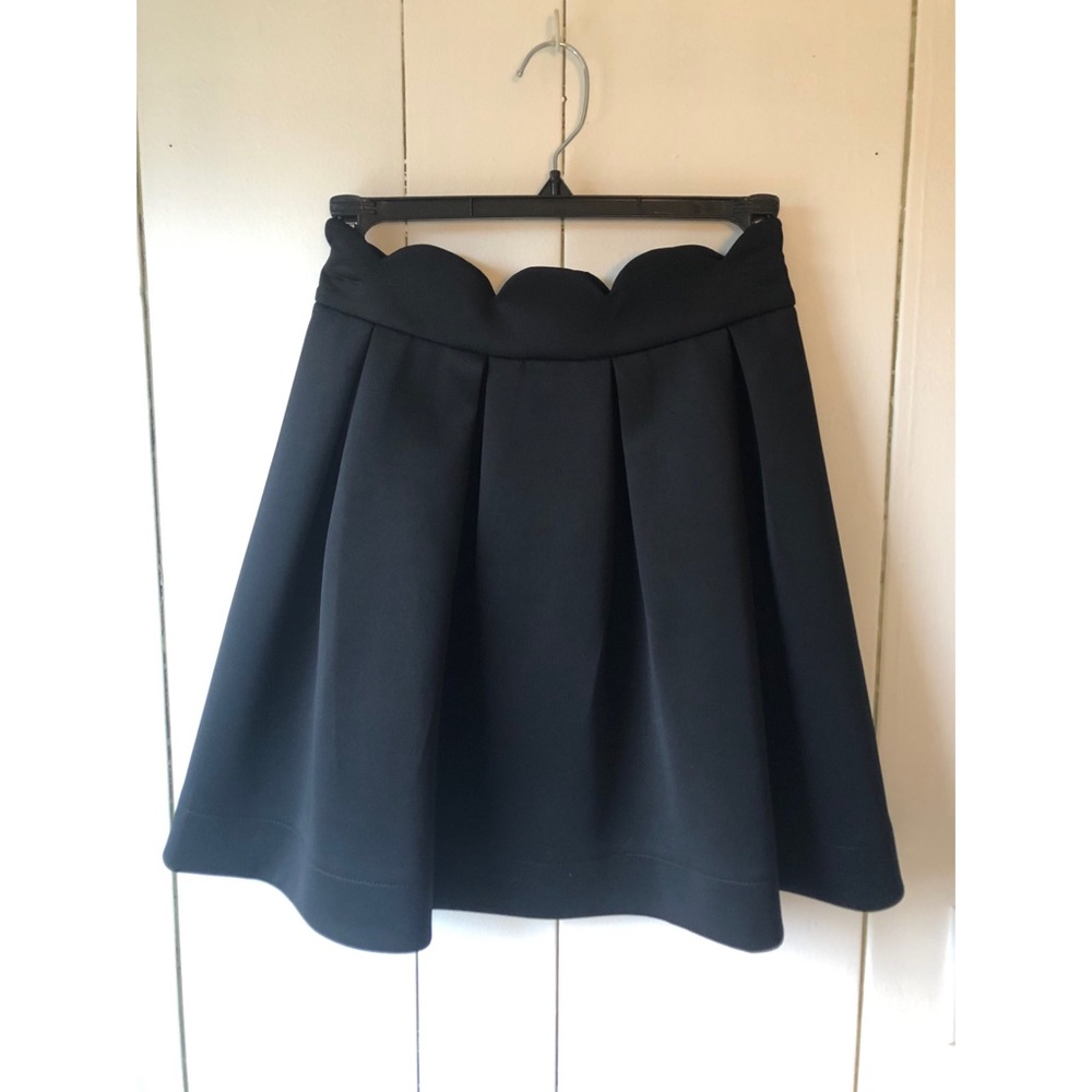 NWOT Pleated black skirt